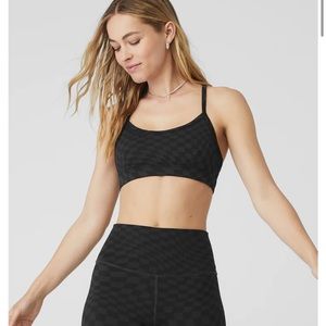 NWT Alo checkered gratitude bra